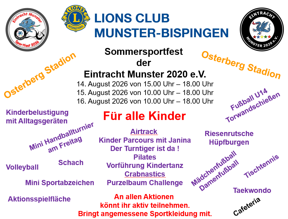 Sommersportfest 2026