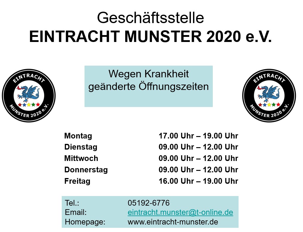Öffnungszeiten 09 2026