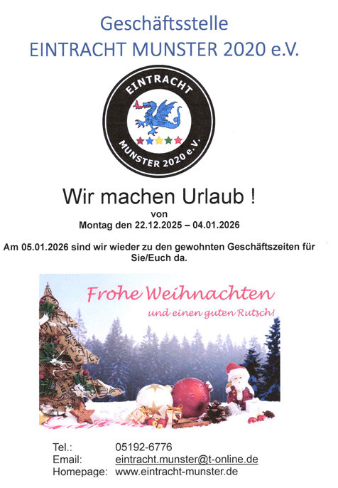 Öffnungszeiten xmas 2025