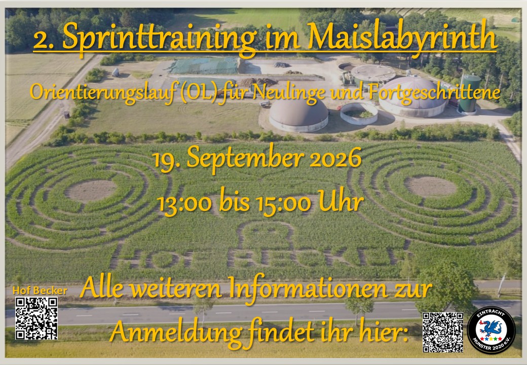 Flyer Maislabyrinth